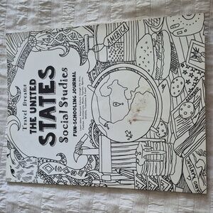 TRAVEL DREAMS United States Workbook thinking tree HOMESCHOOL Grography Journal